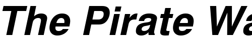 Font : Swiss-721-Bold-Oblique-SWA Custom Text : The Pirate Way Test your own text here Click to download or to view this font on a tshirt that can be custom printed in Bali