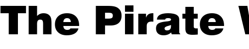 Font : Swiss-721-Greek-Black-BT Custom Text : The Pirate Way Test your own text here Click to download or to view this font on a tshirt that can be custom printed in Bali