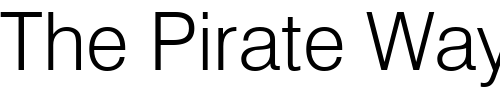 Font : Swiss-721-Light-BT Custom Text : The Pirate Way Test your own text here Click to download or to view this font on a tshirt that can be custom printed in Bali
