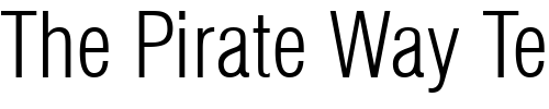 Font : Swiss-721-Light-Condensed-BT Custom Text : The Pirate Way Test your own text here Click to download or to view this font on a tshirt that can be custom printed in Bali
