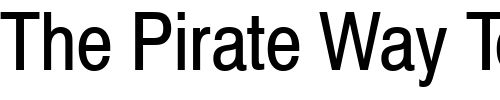 Font : Swiss-721-Narrow-SWA Custom Text : The Pirate Way Test your own text here Click to download or to view this font on a tshirt that can be custom printed in Bali