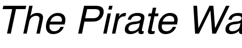Font : Swiss-721-Oblique-SWA Custom Text : The Pirate Way Test your own text here Click to download or to view this font on a tshirt that can be custom printed in Bali