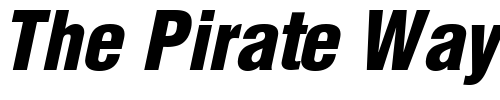 Font : SwitzerlandCondBlack-Italic Custom Text : The Pirate Way Test your own text here Click to download or to view this font on a tshirt that can be custom printed in Bali