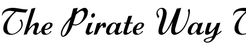 Font : Swizzle-Script Custom Text : The Pirate Way Test your own text here Click to download or to view this font on a tshirt that can be custom printed in Bali