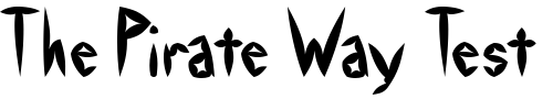 Font : Swollen-Slightly Custom Text : The Pirate Way Test your own text here Click to download or to view this font on a tshirt that can be custom printed in Bali