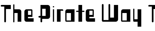 Font : Syllogon-ICG-Hard Custom Text : The Pirate Way Test your own text here Click to download or to view this font on a tshirt that can be custom printed in Bali