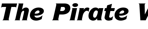 Font : Symbol-Black-SSi-Black-Italic Custom Text : The Pirate Way Test your own text here Click to download or to view this font on a tshirt that can be custom printed in Bali