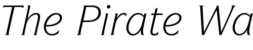Font : Symbol-Book-SSi-Book-Italic Custom Text : The Pirate Way Test your own text here Click to download or to view this font on a tshirt that can be custom printed in Bali