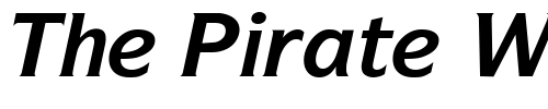 Font : Symbol-ITC-Bold-Italic Custom Text : The Pirate Way Test your own text here Click to download or to view this font on a tshirt that can be custom printed in Bali