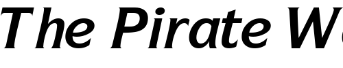 Font : SymbolSSi-BoldItalic Custom Text : The Pirate Way Test your own text here Click to download or to view this font on a tshirt that can be custom printed in Bali