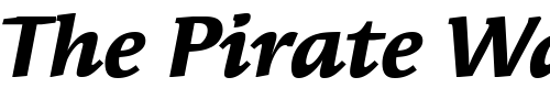Font : Syndor-ITC-Bold-Italic Custom Text : The Pirate Way Test your own text here Click to download or to view this font on a tshirt that can be custom printed in Bali