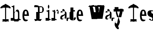 Font : SyzygyBluntDisplay Custom Text : The Pirate Way Test your own text here Click to download or to view this font on a tshirt that can be custom printed in Bali