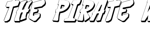 Font : THWACK2 Custom Text : The Pirate Way Test your own text here Click to download or to view this font on a tshirt that can be custom printed in Bali