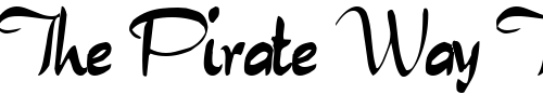 Font : TabithaType32-Regular Custom Text : The Pirate Way Test your own text here Click to download or to view this font on a tshirt that can be custom printed in Bali