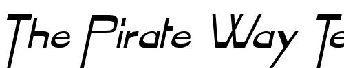 Font : Tablet-Extended-Italic Custom Text : The Pirate Way Test your own text here Click to download or to view this font on a tshirt that can be custom printed in Bali