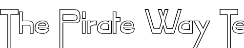 Font : Tablet-Hollow-Extended-Normal Custom Text : The Pirate Way Test your own text here Click to download or to view this font on a tshirt that can be custom printed in Bali