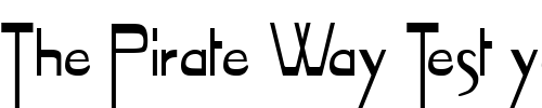 Font : Tablet-Normal Custom Text : The Pirate Way Test your own text here Click to download or to view this font on a tshirt that can be custom printed in Bali