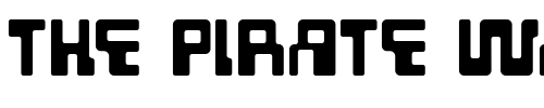 Font : Tabletron Custom Text : The Pirate Way Test your own text here Click to download or to view this font on a tshirt that can be custom printed in Bali