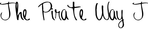 Font : Tad-Regular-ttnorm Custom Text : The Pirate Way Test your own text here Click to download or to view this font on a tshirt that can be custom printed in Bali