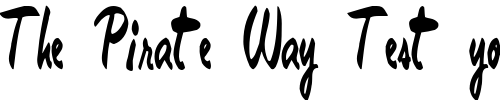 Font : Tail-Regular-ttnorm Custom Text : The Pirate Way Test your own text here Click to download or to view this font on a tshirt that can be custom printed in Bali