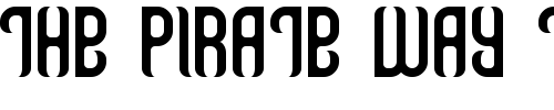 Font : Talismanica Custom Text : The Pirate Way Test your own text here Click to download or to view this font on a tshirt that can be custom printed in Bali