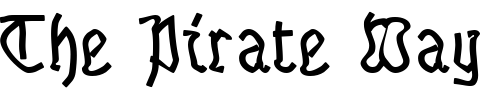 Font : Talloween Custom Text : The Pirate Way Test your own text here Click to download or to view this font on a tshirt that can be custom printed in Bali
