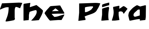 Font : TalonExtended Custom Text : The Pirate Way Test your own text here Click to download or to view this font on a tshirt that can be custom printed in Bali