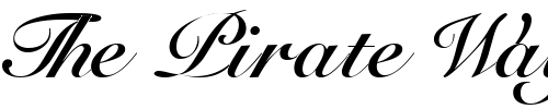 Font : TangoScriptSSK-Bold Custom Text : The Pirate Way Test your own text here Click to download or to view this font on a tshirt that can be custom printed in Bali