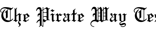 Font : Tannenbaum-Normal Custom Text : The Pirate Way Test your own text here Click to download or to view this font on a tshirt that can be custom printed in Bali