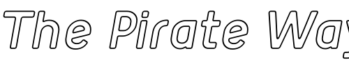 Font : TargetOpen-Italic Custom Text : The Pirate Way Test your own text here Click to download or to view this font on a tshirt that can be custom printed in Bali