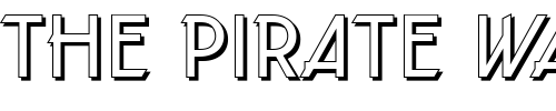 Font : Taut-LT-Shadow Custom Text : The Pirate Way Test your own text here Click to download or to view this font on a tshirt that can be custom printed in Bali