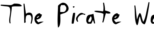 Font : Tawattype-Bloch Custom Text : The Pirate Way Test your own text here Click to download or to view this font on a tshirt that can be custom printed in Bali