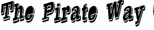 Font : Taylor-Reverse-Italic Custom Text : The Pirate Way Test your own text here Click to download or to view this font on a tshirt that can be custom printed in Bali