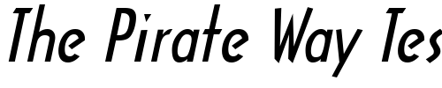Font : Tech-Extended-Italic Custom Text : The Pirate Way Test your own text here Click to download or to view this font on a tshirt that can be custom printed in Bali