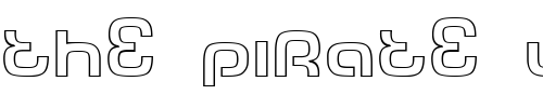 Font : Tech-Font-Outline Custom Text : The Pirate Way Test your own text here Click to download or to view this font on a tshirt that can be custom printed in Bali