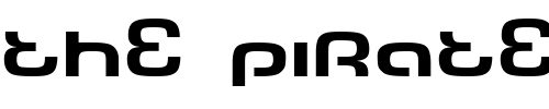 Font : Tech-Font-Wide Custom Text : The Pirate Way Test your own text here Click to download or to view this font on a tshirt that can be custom printed in Bali