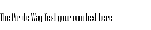 Font : TechniqueLight Custom Text : The Pirate Way Test your own text here Click to download or to view this font on a tshirt that can be custom printed in Bali