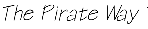 Font : Tek-Bold-Italic Custom Text : The Pirate Way Test your own text here Click to download or to view this font on a tshirt that can be custom printed in Bali