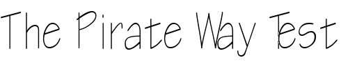 Font : Tek-Condensed-Normal Custom Text : The Pirate Way Test your own text here Click to download or to view this font on a tshirt that can be custom printed in Bali