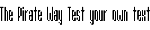 Font : TekStencil Custom Text : The Pirate Way Test your own text here Click to download or to view this font on a tshirt that can be custom printed in Bali