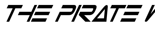 Font : Tele-Marines-Cond-Bold-Italic Custom Text : The Pirate Way Test your own text here Click to download or to view this font on a tshirt that can be custom printed in Bali