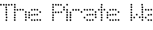 Font : Telegraphic-Light-Bold Custom Text : The Pirate Way Test your own text here Click to download or to view this font on a tshirt that can be custom printed in Bali