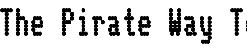 Font : Telidon-CdHv Custom Text : The Pirate Way Test your own text here Click to download or to view this font on a tshirt that can be custom printed in Bali