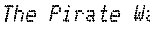 Font : Telidon-Ink-Bold-Italic Custom Text : The Pirate Way Test your own text here Click to download or to view this font on a tshirt that can be custom printed in Bali