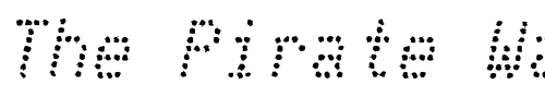 Font : Telidon-Ink-Italic Custom Text : The Pirate Way Test your own text here Click to download or to view this font on a tshirt that can be custom printed in Bali