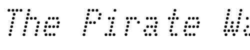 Font : Telidon-Italic Custom Text : The Pirate Way Test your own text here Click to download or to view this font on a tshirt that can be custom printed in Bali