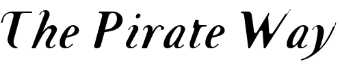 Font : TemaCantante-BoldItalicA Custom Text : The Pirate Way Test your own text here Click to download or to view this font on a tshirt that can be custom printed in Bali