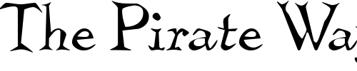 Font : TembleITC-TT Custom Text : The Pirate Way Test your own text here Click to download or to view this font on a tshirt that can be custom printed in Bali