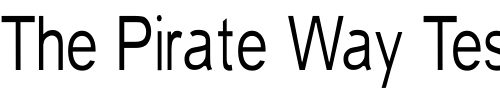 Font : Tempest-narrow Custom Text : The Pirate Way Test your own text here Click to download or to view this font on a tshirt that can be custom printed in Bali