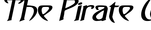 Font : Templar-HeavyItalic Custom Text : The Pirate Way Test your own text here Click to download or to view this font on a tshirt that can be custom printed in Bali
